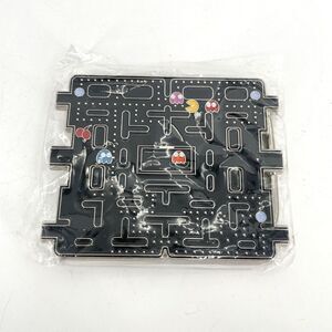 Pac Man Belt Buckle Ghosts Cherries Arcade Game Screen Namco 2004 3.5" x 3" VTG